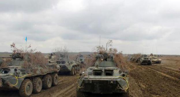 Military vehicles of the Azerbaijani army. Photo https://mod.gov.az/ru/foto-arhiv-045/?gid=21985