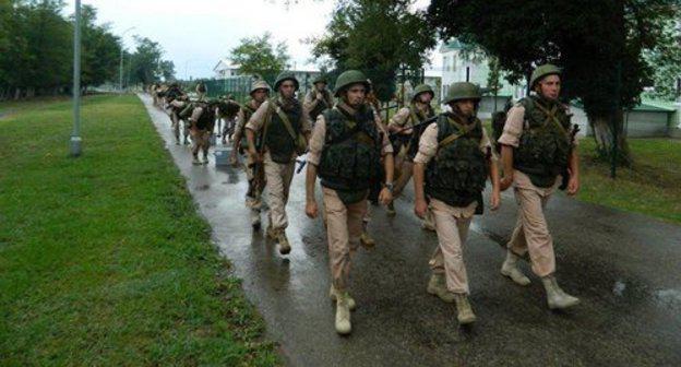 Russian troops of the Southern Military District in Abkhazia. Photo: press service for the Southern Military District