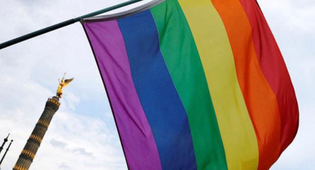 Rainbow flag. Photo: REUTERS/Fabrizio Bensch