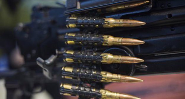 Ammunition. Photo: © Sputnik / Yevgeny Biyatov https://az.sputniknews.ru/karabakh/20190113/418894002/Protivnik-zadeystvoval-pulemety-na-linii-fronta.html