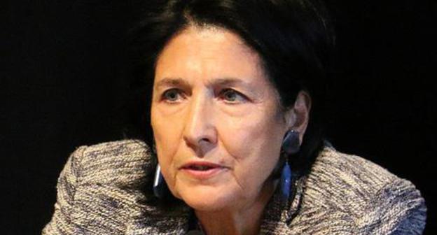 Salome Zurabishvili. Photo: OSCE Parliamentary Assembly https://ru.wikipedia.org/wiki/Зурабишвили,_Саломе#/media/File:Salome_Zurabishvili_in_2018_(cropped).jpg