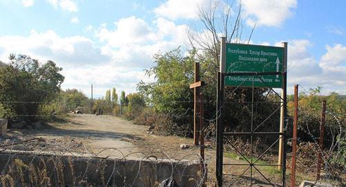 Border of South Ossetia and Georgia. Photo: press service of South Ossetia’s KGB