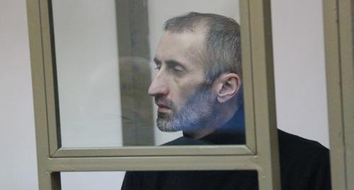 Aslan Yandiev in the court room. Photo by Konstantin Volgin for the "Caucasian Knot"