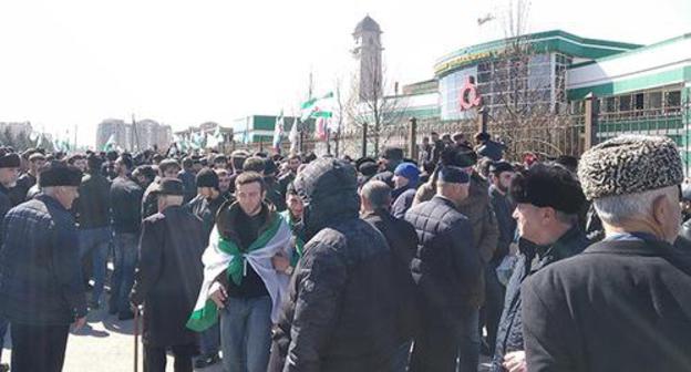 Participants of rally in Magas, March 26, 2019. Photo by Umar Yovloi for the Caucasian Knot