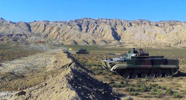 Azerbaijani tanks take part in military drills, July 4, 2018. Photo: press service of the Ministry of Defence of Azerbaijan, , https://mod.gov.az