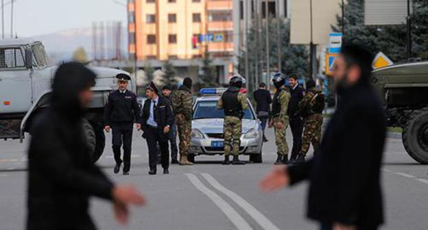 Law enforcers. Magas, October 2018. Photo: REUTERS/Maxim Shemetov