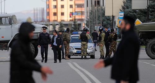 Law enforcers. Magas, October 2018. Photo: REUTERS/Maxim Shemetov