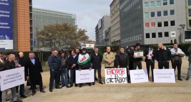 Participants of the rally in Brussels on April 6, 2019. Photo: screenshot of the video by the "FortangaORG" "Rally in Brussels" https://www.youtube.com/watch?v=BBGFDoVkyj8