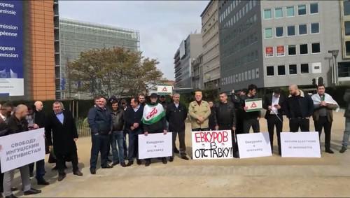 Participants of the rally in Brussels on April 6, 2019. Photo: screenshot of the video by the "FortangaORG" "Rally in Brussels" https://www.youtube.com/watch?v=BBGFDoVkyj8