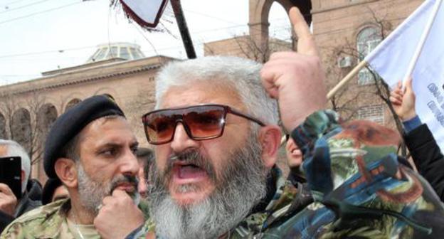 Participants of protest action in Yerevan, April 8, 2019. Photo by Tigran Petrosyan for the Caucasian Knot