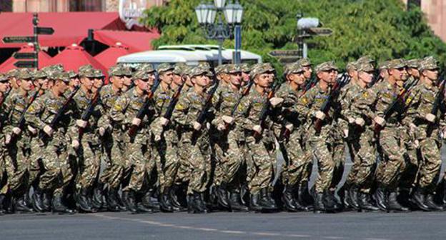 A military parade on the 25th anniversary of Armenia's independence. Photo by Tigran Petrosyan for the "Caucasian Knot"