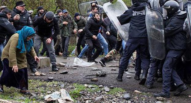 Rally in Birkiani, Georgia, April 21, 2019. Photo: REUTERS/David Mdzinarishvili