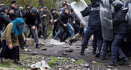 Rally in Birkiani, Georgia, April 21, 2019. Photo: REUTERS/David Mdzinarishvili