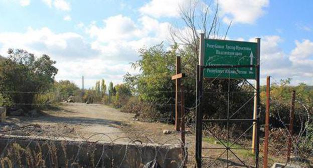 Border of South Ossetia and Georgia. Photo: press service of KGB of South Ossetia