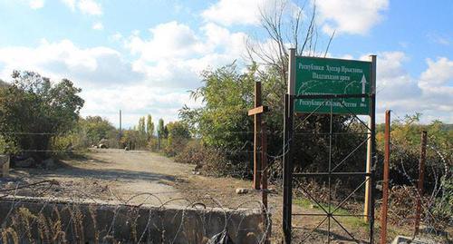 Border of South Ossetia and Georgia. Photo: press service of KGB of South Ossetia