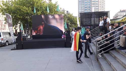 Circassian activists were relocated after ban on holding memory march, May 21, 2019. Photo by Angelika Tokhtamysheva for the Caucasian Knot