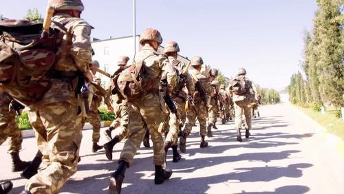 Azerbaijani servicemen. Photo: Ministry of Defence of Azerbaijan, https://mod.gov.az/