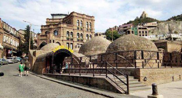 Abanotubani district in the center of Tbilisi. Photo by M. Kuznetsova for the "Caucasian Knot"