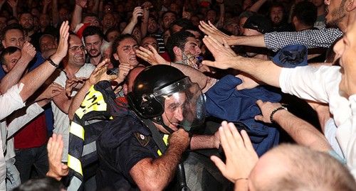 Protest rally in Tbilisi, June 21, 2019. Photo: REUTERS/Irakli Gedenidze