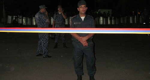 Policemen in Armenia. Photo by Tigran Petrosyan for the Caucasian Knot