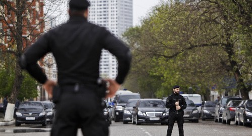 Law enforcers. Grozny. Photo: REUTERS/Maxim Shemetov