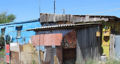 Temporary buildings. Photo by Tigran Petrosyan for the Caucasian Knot