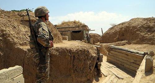 At the contact line in Nagorno-Karabakh. Photo by Alvard Grigoryan for the Caucasian Knot