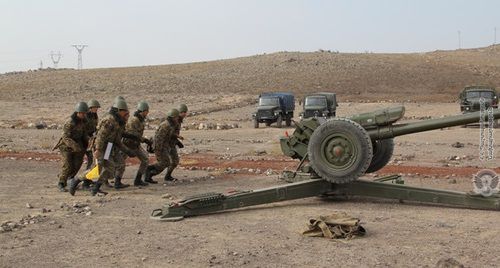 Armenian servicemen. Photo: press service of the Ministry of Defence of Armenia, http://www.mil.am