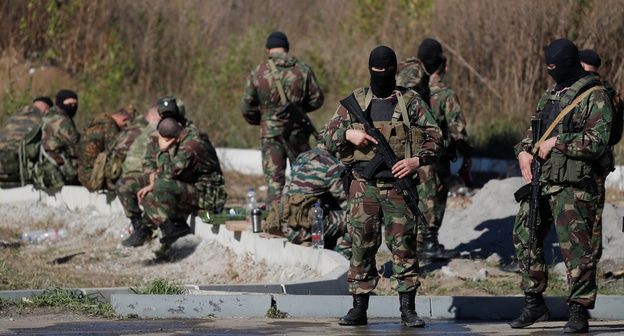 Chechen security forces. Photo: Maxim Shemetov/REUTERS