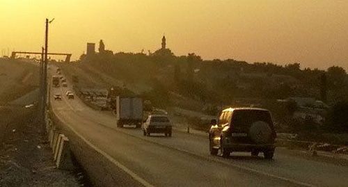 The Gerzelsky Bridge. August 19, 2019. Photo by Magomed Akhmedov for the "Caucasian Knot"