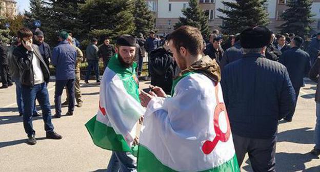 Rally in Magas. March 26, 2019. Photo by Umar Yovloy for the "Caucasian Knot"