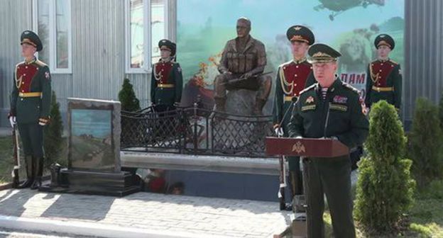 Opening of monument ‘To Defenders of Russia’. Photo courtesy of Rosgvardia