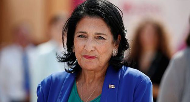 Georgian President Salome Zurabishvili. Photo: REUTERS/Benoit Tessier