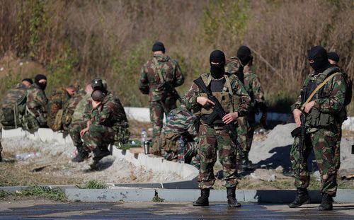 Law enforcers of Ingushetia in Magas. Photo: REUTERS/Maxim Shemetov