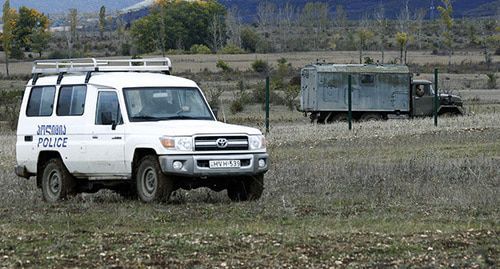 Thr border between Georgia and South Ossetia. Photo: REUTERS/David Mdzinarishvili