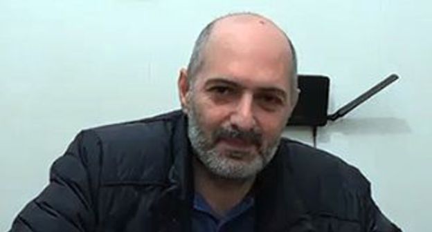 Armen Grigoryan. Screenshot from video posted by Sputnik-Abkhazia at: https://sputnik-abkhazia.ru/Abkhazia/20191202/1028922566/Pokhischennyy-v-Sukhume-muzhchina-osvobozhden.html