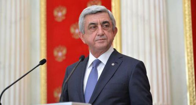 Serzh Sargsyan. Photo: press service of the Administration of the President of Russia