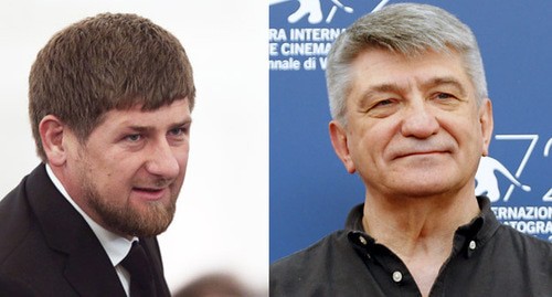 Ramzan Kadyrov (left) and Alexander Sokurov. Photo: REUTERS/Sergei Karpukhin, REUTERS/Stefano Rellandini