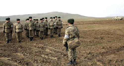 Exercises of the Azerbaijani army. March 2019. Photo by the press service of the Ministry of Defence of Azerbaijan https://mod.gov.az/ru/news/podrazdeleniya-pvo-proveli-ucheniya-s-boevoj-strelboj-video-25891.html