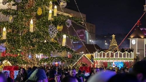 New Year Tree in Tbilisi. Photo: press service of the Tbilisi Mayoralty, http://www.tbilisi.gov.ge