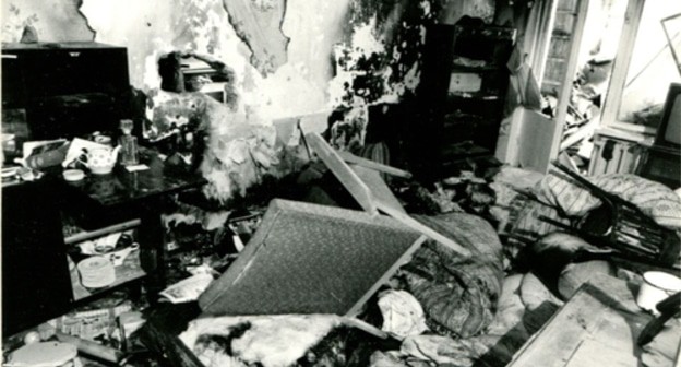 An apartment pillaged during the pogroms in Baku. Photo: http://karabakhrecords.info/photo.html