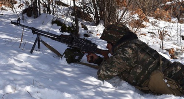 Soldier of the Armenian Army. Photo: press service of the Ministry of Defence of Armenia, http://www.mil.am