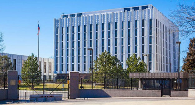 Russian Embassy in the United States. Photo: press service of the Embassy, https://washington.mid.ru/ru/