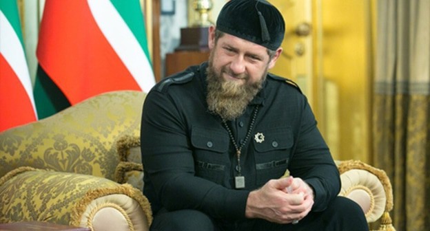 Ramzan Kadyrov. Screenshot of the video by the Grozny TV channel https://grozny.tv/news.php?id=36506