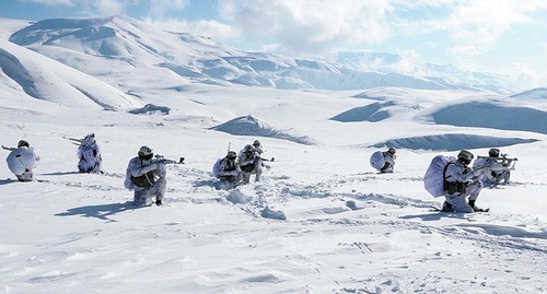 Azerbaijani soldiers. Photo: press service of the Ministry of Defence of Azerbaijan, http://mod.gov.az