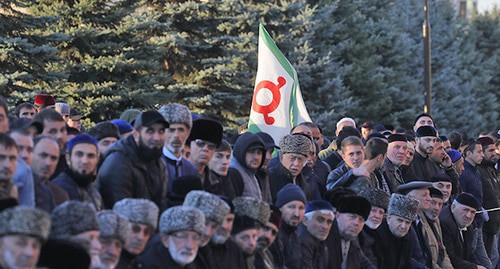 Participants of the rally in Magas, March 2019. Photo: REUTERS/Maxim Shemetov