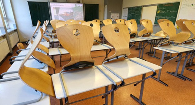 A classroom. Photo: REUTERS/Kai Pfaffenbach