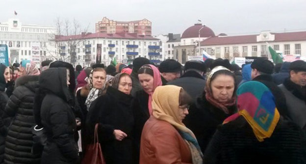 Grozny residents. Photo by Nikolai Petrov for the Caucasian Knot