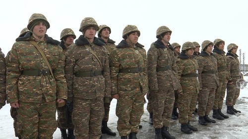 Armenian soldiers. Photo: press service of the Ministry of Defence of Armenia, http://www.mil.am