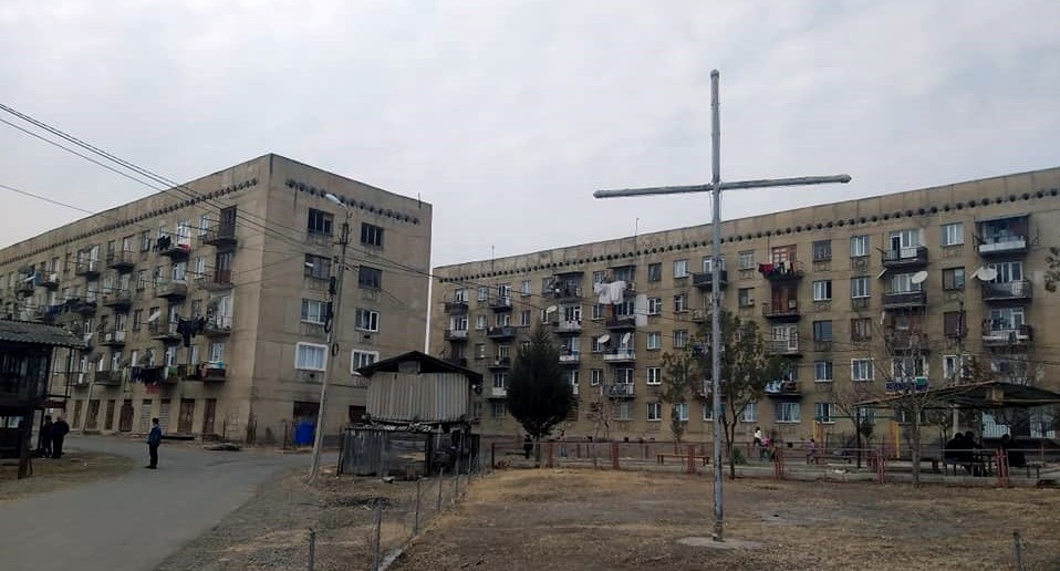 Emptry streets in the town of Georgia closed during the quarantine. Photo courtesy of Alexander Kvakhadzr